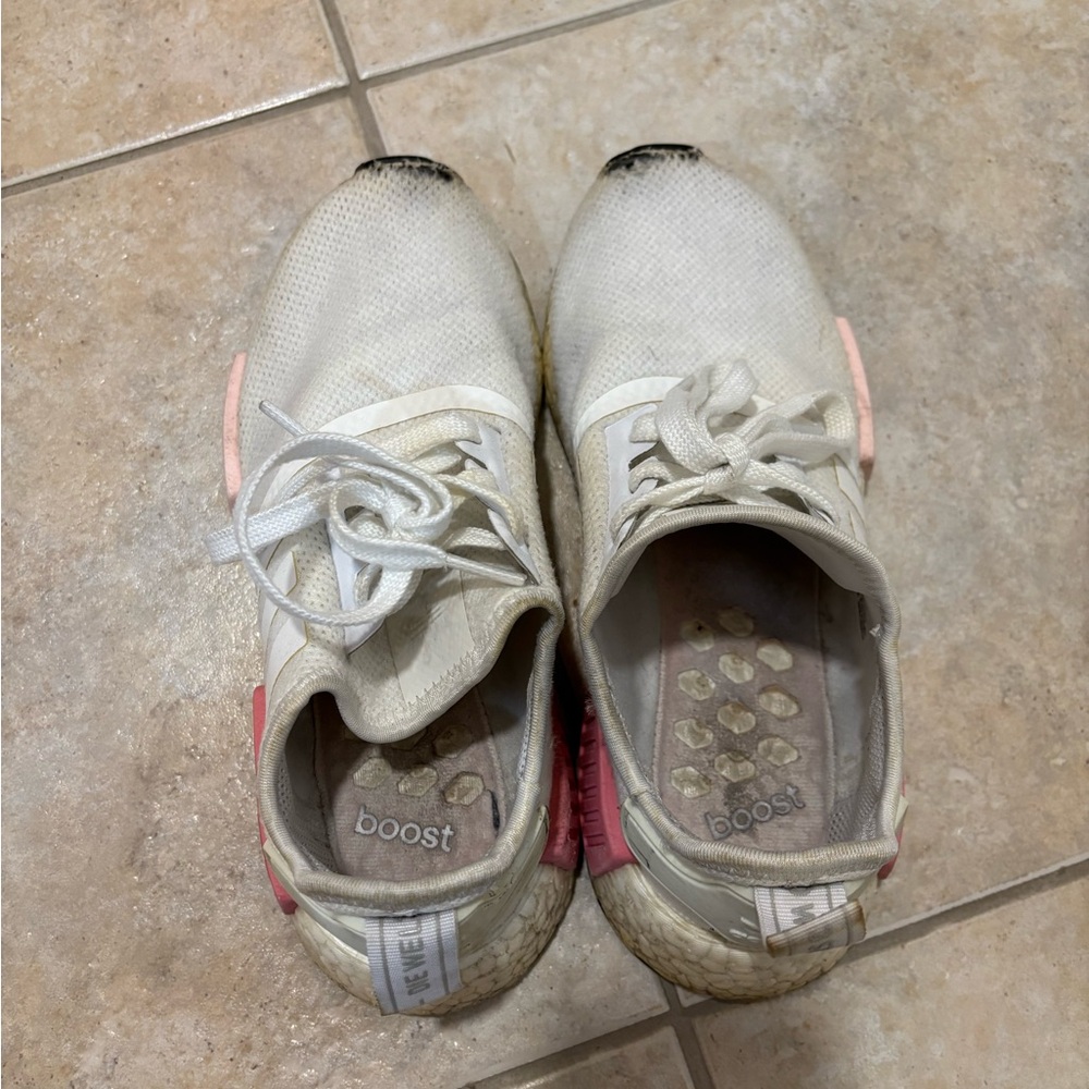 Adidas NMD R1 WHITE ROSE SNEAKERS - Picture 7 of 7